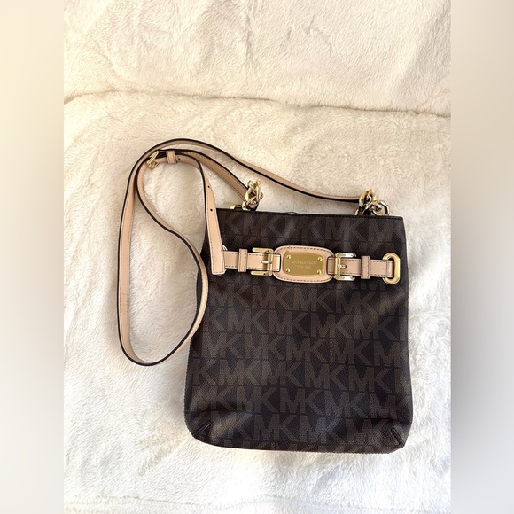 Michael Kors Black and Tan Crossbody Bag - Picture 6 of 8
